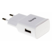 Сетевое зар./устр. Buro TJ-248W 12W 2.4A (QC) USB-A универсальное белый