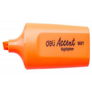 Текстовыделитель Deli Accent ES621ORANG Delight скошенный пиш. наконечник 1-5мм оранжевый