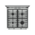 Комбинированная плита GORENJE Комбинированная плита GORENJE/ 85x60x60, 4 газовые конфорки, духовка электрическая, гриль, 67 л, нержавеющая сталь