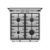Комбинированная плита GORENJE Комбинированная плита GORENJE/ 85x60x60, 4 газовые конфорки, духовка электрическая, гриль, 67 л, белый