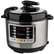 Мультиварка-скороварка Scarlett SC-MC410P02 5л 900Вт нержавеющая сталь/черный