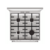 Газовая плита GORENJE Газовая плита GORENJE/ 85x60x60, газовая, 74 л, электроподжиг, белый