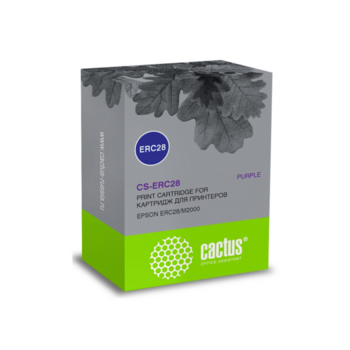 Картридж матричный Cactus CS-ERC28 12.7x3.1 фиолетовый для Epson ERC28/M2000/FUJITSU-29745/AT3000/NORAND-815/4000/4815/4820/DP815/NP815