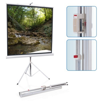 Экран ScreenMedia Apollo-T 150х150 Экран ScreenMedia Apollo-T 150х150 MW 1:1 на штативе