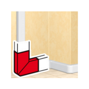 Legrand 010786 Угол плоский 90° - для односекционных кабель-каналов DLP 50х105 - белый