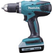 Makita DF457DWLE Дрель ак,{18В,2х1.5Ач Li-ion,БЗП-13мм,0-400-1400обм,4224Нм,1.7кг,чем,фонарь,G-серия}