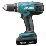 Makita DF457DWE Дрель ак,{18В,2х1.5Ач Li-ion,БЗП-13мм,0-400-1400обм,4224Нм,1.7кг,чем,G-серия }