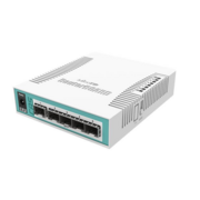 Коммутатор MikroTik CRS106-1C-5S (L2) 1xКомбо(1000BASE-T/SFP) 5SFP управляемый