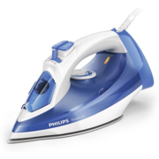 PHILIPS GC2990/20 Утюг, стальная подошва, защита от накипи, функция капля-стоп, 2300Вт, синий/ белый