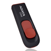 Носитель информации A-DATA Flash Drive 8Gb C008 AC008-8G-RKD {USB2.0, Black-Red}