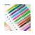 Фломастеры Deli EC10000 ColoRun Вентилируемый 12цв. коробка с европодвесом