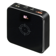 Мобильный аккумулятор Buro HG8000-WCH QC 3.0 Wireless Charge Li-Pol 8000mAh 3A черный 2xUSB материал алюминий беспроводная зарядка