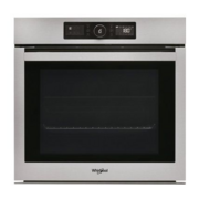 Встраиваемые электрические духовки Whirlpool 59.5 х 59.5, Увеличенный объем - 73 л; 16 программ приготовления; электронное управление; LED дисплей с моно-программатором; телескопические направляющие на 1 уровне; очистка паром; защита от отпечатков пальцев