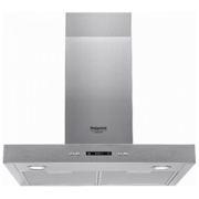 Вытяжка каминная Hotpoint-Ariston HHBS 6.7F LL X серебристый управление: кнопочное (1 мотор)