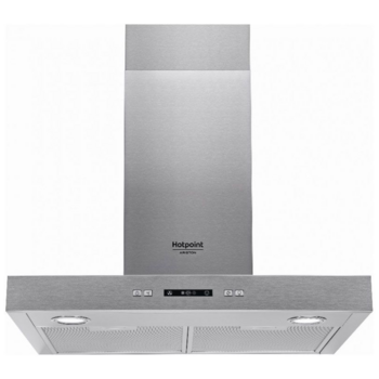 Вытяжка каминная Hotpoint-Ariston HHBS 6.7F LL X серебристый управление: кнопочное (1 мотор)