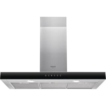 Вытяжка каминная Hotpoint-Ariston HHBS 9.8F LT X серебристый/черный управление: сенсорное (1 мотор)