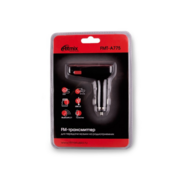 Автомобильный FM-модулятор Ritmix FMT-A775 черный MicroSD BT USB (15119075)