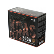 Блок питания Aerocool ATX 800W KCAS PLUS 800 80+ bronze (20+4pin) APFC 120mm fan 7xSATA RTL