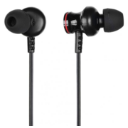 Гарнитура вкладыши Digma BT-02 Magnetic черный беспроводные bluetooth шейный обод (E708BT)