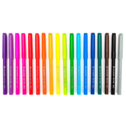 Фломастеры Deli EC10013 ColoRun Вентилируемый 18цв. пакет с европодвесом