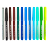 Фломастеры Deli EC10023 ColoRun Вентилируемый 24цв. пакет с европодвесом