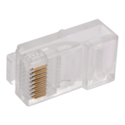 Коннектор ITK (CS3-1C5EU) UTP кат.5e RJ45 прозрачный (упак.:1шт)