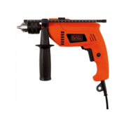 Дрель ударная Black+Decker HD555-RU 550Вт патрон:быстрозажимной реверс