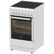 Плита Электрическая Darina 1F E 2615 W белый стеклокерамика