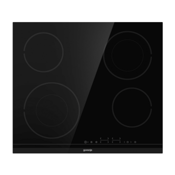 Встраиваемые электрические панели GORENJE Встраиваемые электрические панели GORENJE/ Электрическая, Стеклокерамическая варочная панель, Цвет: Черный, Стеклокерамическая варочная панель, Шлифованный передний край, Сенсорное управление, Таймер, Защитная бл