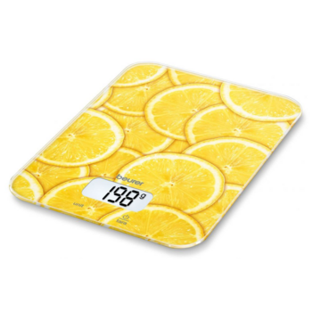 Весы кухонные электронные Beurer KS19 lemon макс.вес:5кг рисунок