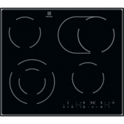 Встраиваемые электрические панели ELECTROLUX Электрическая, .ROCOCO, 59x52 см, стеклокерамика, независимая, сенсорное управление, таймер, акустический сигнал, функция "Stop&Go", черная