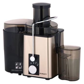Соковыжималка центробежная Scarlett SC-JE50S35 1000Вт рез.сок.:600мл. золотистый/черный