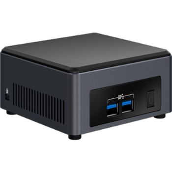 Компьютер Intel NUC BLKNUC7I3DNKTC2, i3-7100U 2.4GHz (4GB DDR4 SODIMM,SSD 128GB,HD Graphics 620(2xHDMI 2.0),RJ45,WiFi+BT,Win10 PRO) Bulk