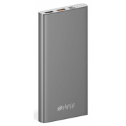 HIPER MPX10000 SPACE GRAY Мобильный аккумулятор Li-Pol 10000mAh 3A+3A+2.4A 2xUSB 1xType-C серый