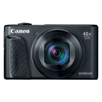 Фотоаппарат Canon PowerShot SX740HS черный 21.1Mpix Zoom40x 3" 4K SDXC/SD/SDHC CMOS 1x2.3 IS opt 1minF turLCD 10fr/s 30fr/s HDMI/WiFi/NB-13L