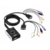 2-портовый KVM-переключатель со встроенными KVM кабелями 2х(1,2м), 1 user DVI-D(Female)+ 2хUSB(Тип А(Female)) +2хАудио(Female) <-> 2 cpu DVI-D(Male)+2хUSB(Тип А(Male))+2хАудио(Male), настольный, некаскад., не требуется внешнее питание 2-портовый KVM-перек