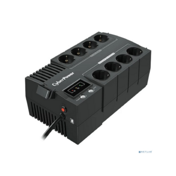 CyberPower BS650E NEW ИБП Line-Interactive, 650VA/390W USB, (4+4 EURO), 12В/5 Ач х 1
