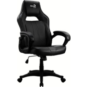 Кресло игровое Aerocool AС40C AIR черный сиденье черный полиуретан крестов.