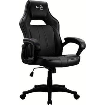 Кресло игровое Aerocool AС40C AIR черный сиденье черный полиуретан крестов.