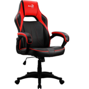 Кресло игровое Aerocool AС40C AIR черный/красный сиденье черный/красный полиуретан крестов.