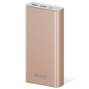 HIPER MPX20000 GOLD Мобильный аккумулятор Li-Pol 20000mAh 3A+3A+2.4A 2xUSB 1xType-C золотой