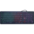 Клавиатура Оклик 420MRL черный USB slim Multimedia LED