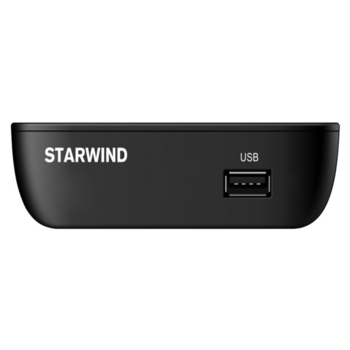 Ресивер DVB-T2 Starwind CT-160 черный