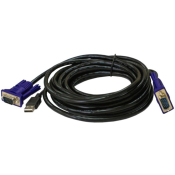 D-Link DKVM-CU3/B1A Кабель KVM длиной 3 м с разъемами VGA и USB