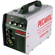Ресанта САИПА-200 65/9 Сварочный аппарат инверторный полуавтоматический [65/9] {220В±10%, макс.5,5 кВт, 30А-200А, ПВ 70%, диаметр сварочной проволоки 0,8 - 1 мм, 14,3 кг}