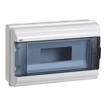Щит распределительный IEK MKP72-N3-12-55 КМПн-12 IP55 для установки модульных устройств навесной 306мм 108мм 198мм 660B 12мод. пластик IP55 белый (упак.:1шт)