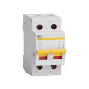 Выключатель IEK MNV10-2-063 ВН-32 2Р 63A 2П 400В 2мод белый (упак.:1шт)