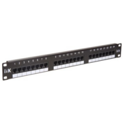 Патч-панель ITK PP24-1UC5EU-D05 19" 1U 24xRJ45 кат.5E UTP