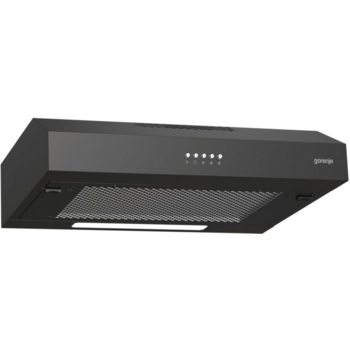 Вытяжка встраиваемая Gorenje WHU629EB/S черный управление: кнопочное (1 мотор)