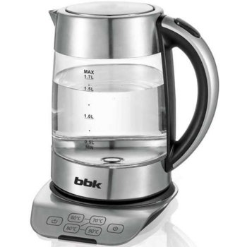 Чайник электрический BBK EK1723G 1.7л. 2200Вт нержавеющая сталь (корпус: нержавеющая сталь/стекло)